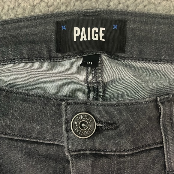 NWT PAIGE VERDUGO ANKLE MID RISE ULTRA SKINNY JEANS SIZE 31 - Picture 3 of 6
